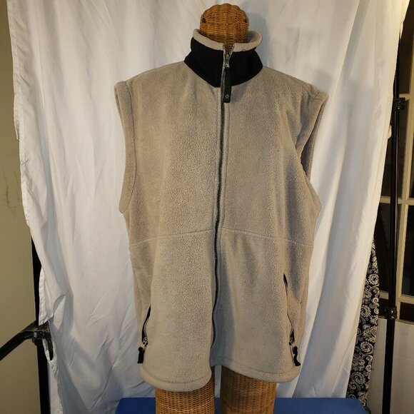 North End All Climate Wear Men's Full Zip Tan Vest - M - Picture 1 of 5